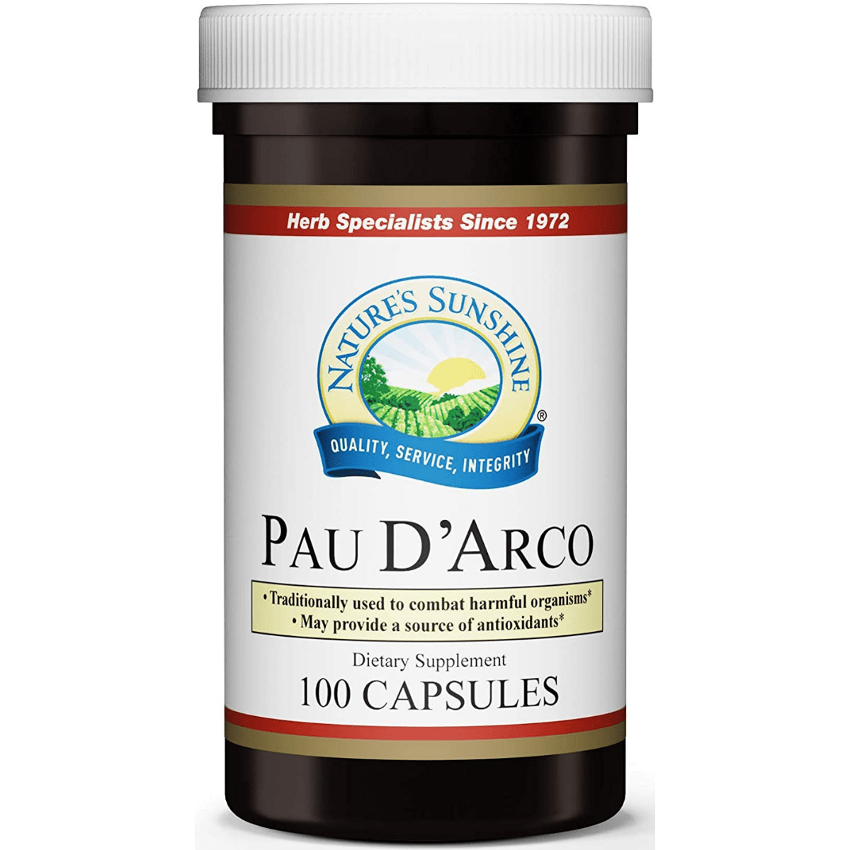 Nature's Sunshine Pau D' Arco - 100 Cápsulas - Haz Tu Pedido