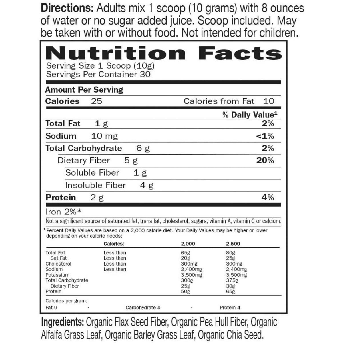 Detox Fiber - 300 g - Haz Tu Pedido