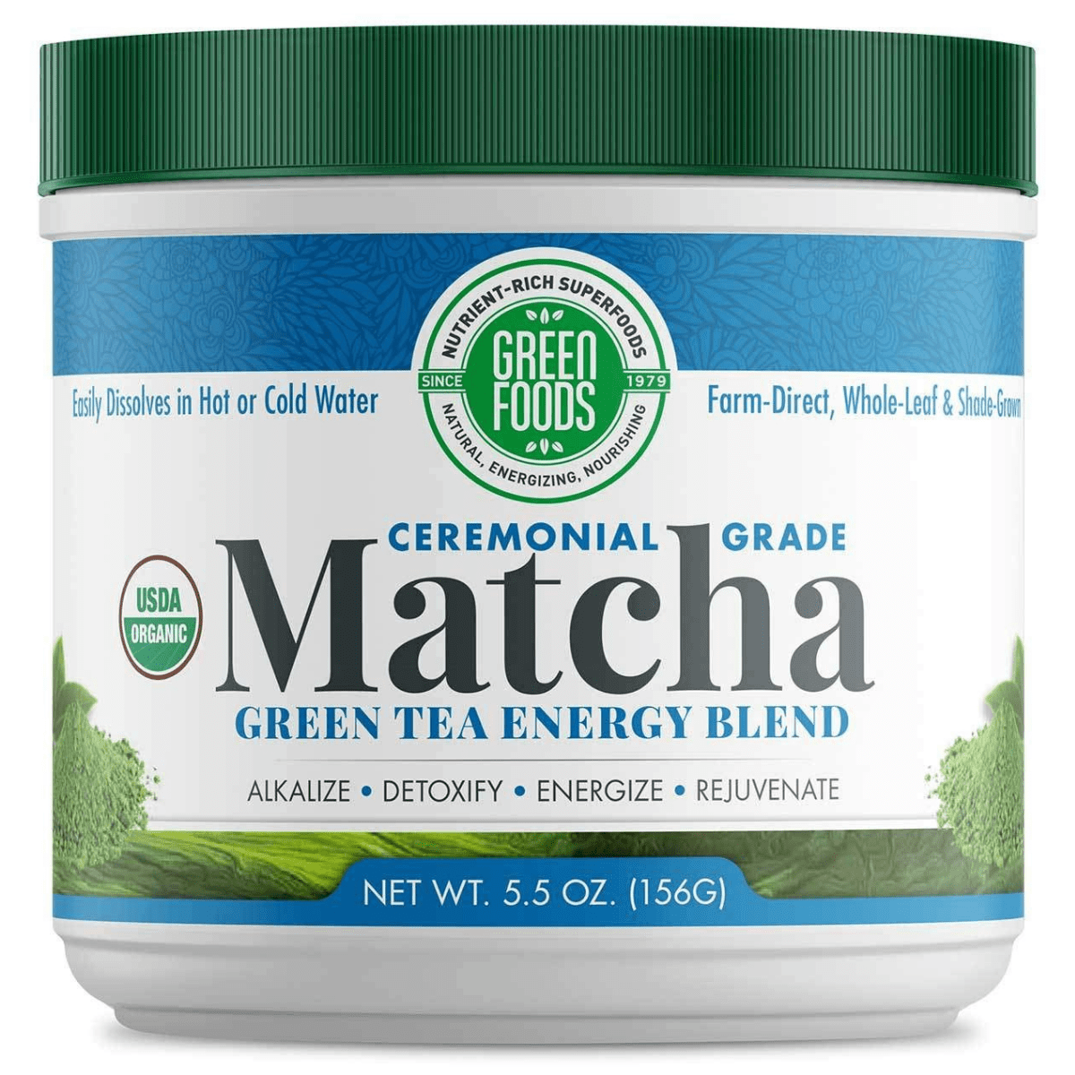 Green Foods Organic Matcha Green Tea - 156 g - Haz Tu Pedido