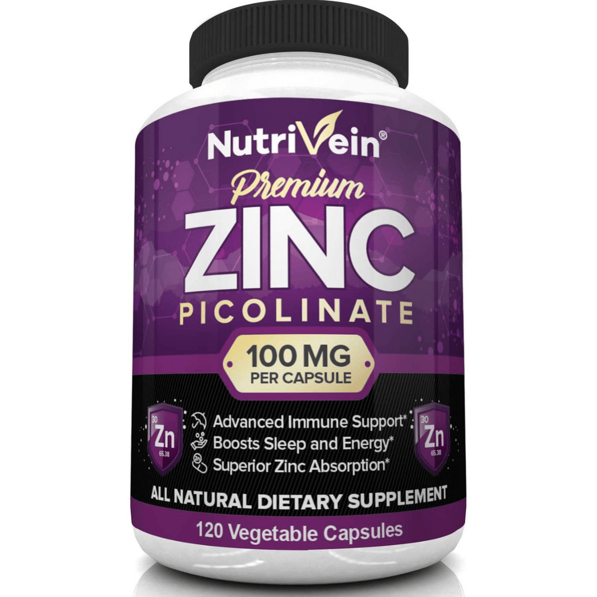 Nutrivein Zinc Picolinate - 120 Cápsulas - Haz Tu Pedido