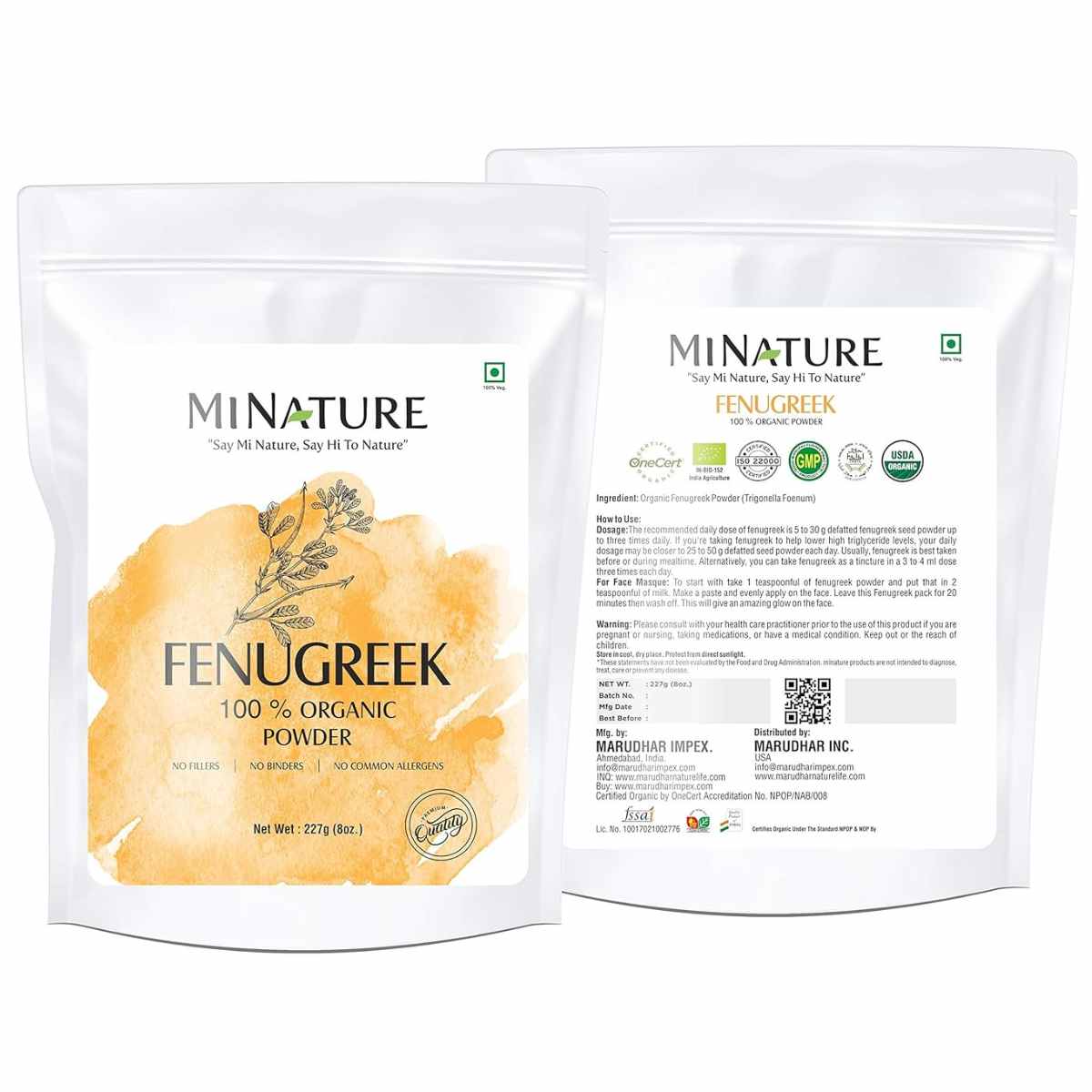 Polvo de Fenogreco Orgánico - 227 g - Haz Tu Pedido