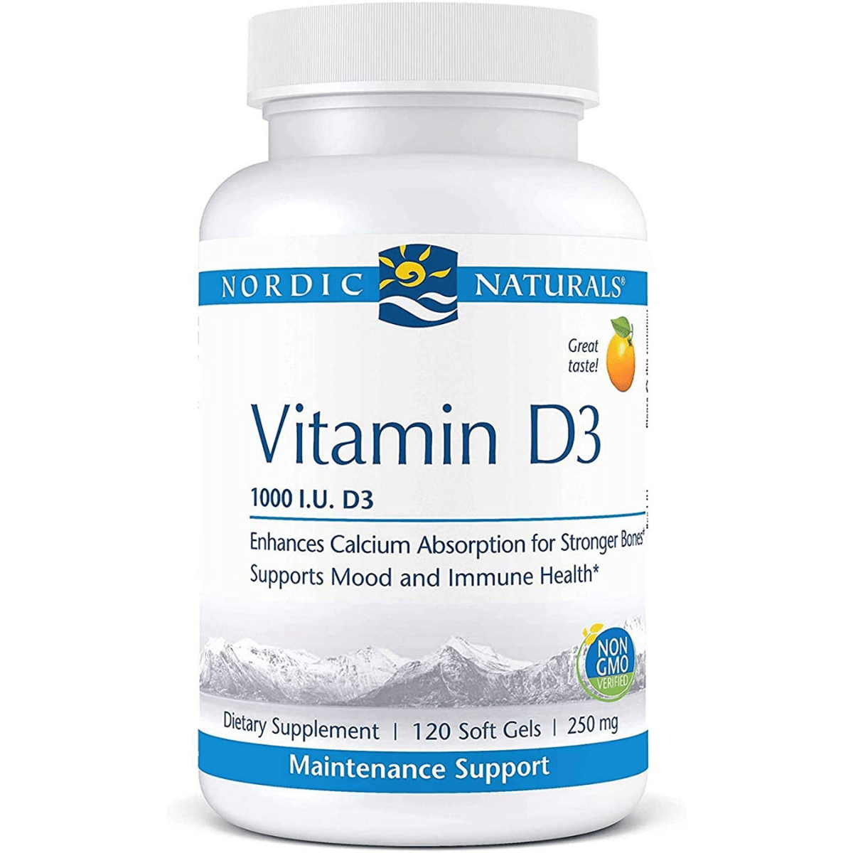 Nordic Naturals Vitamin D3 - Naranja - 120 Cápsulas Blandas - Haz Tu Pedido