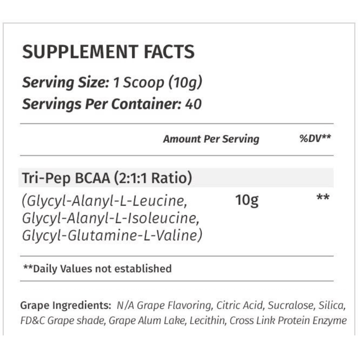 Metabolic Nutrition TRIPEP Amino Acid - 400 g - Haz Tu Pedido