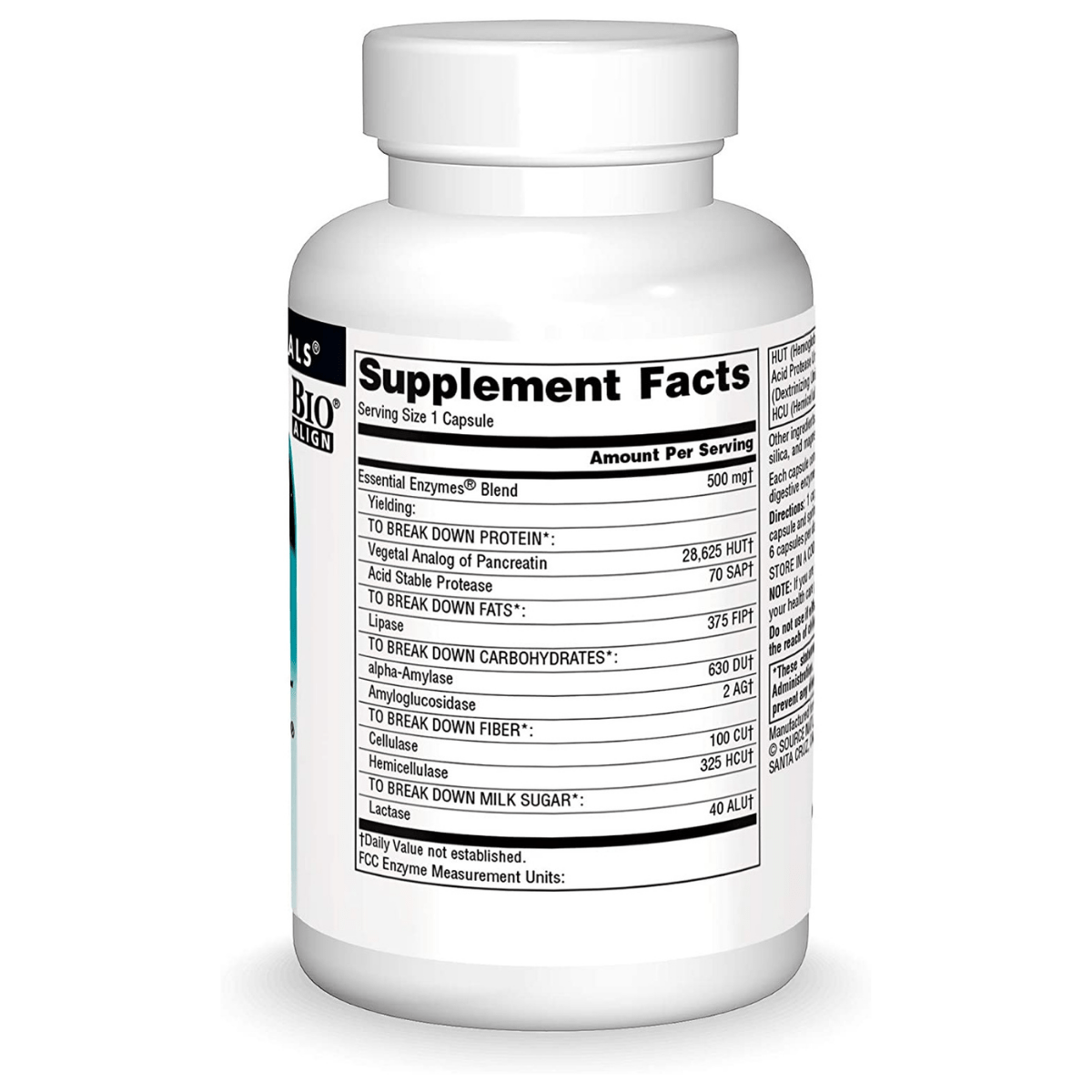 Source Naturals Essential Enzymes 500mg - Haz Tu Pedido