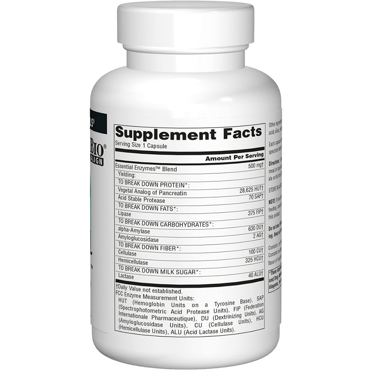 Source Naturals Essential Enzymes 500mg - Haz Tu Pedido
