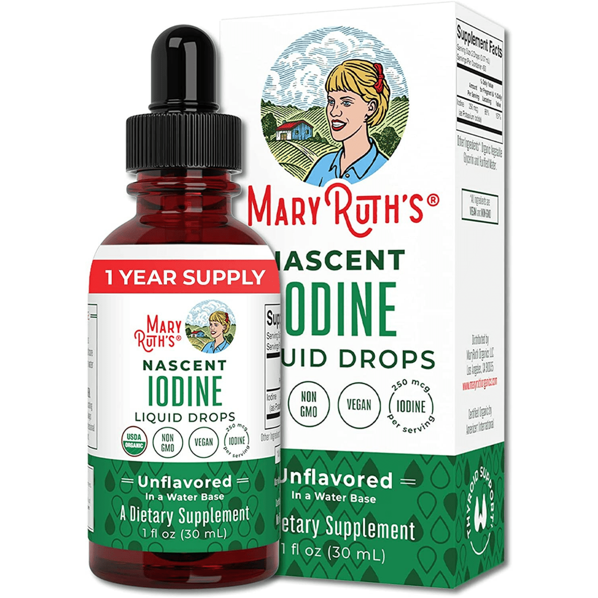 MaryRuth Organics Nascent Iodine Drops - 30 ml - Haz Tu Pedido