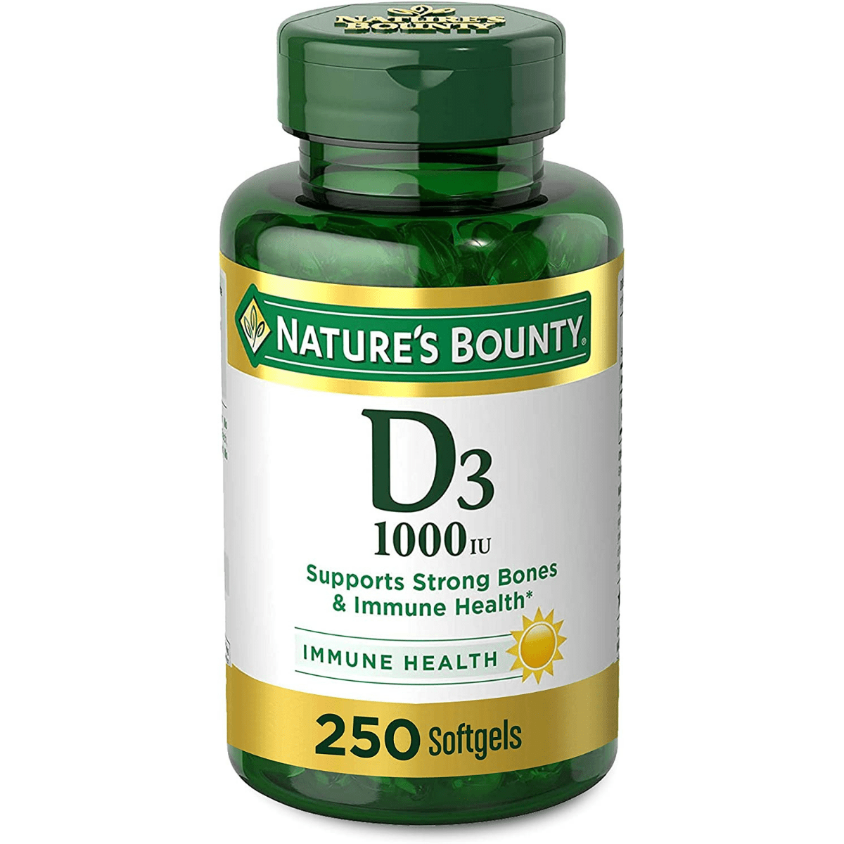 Nature’s Bounty Vitamin D3 - 250 Cápsulas Blandas - Haz Tu Pedido