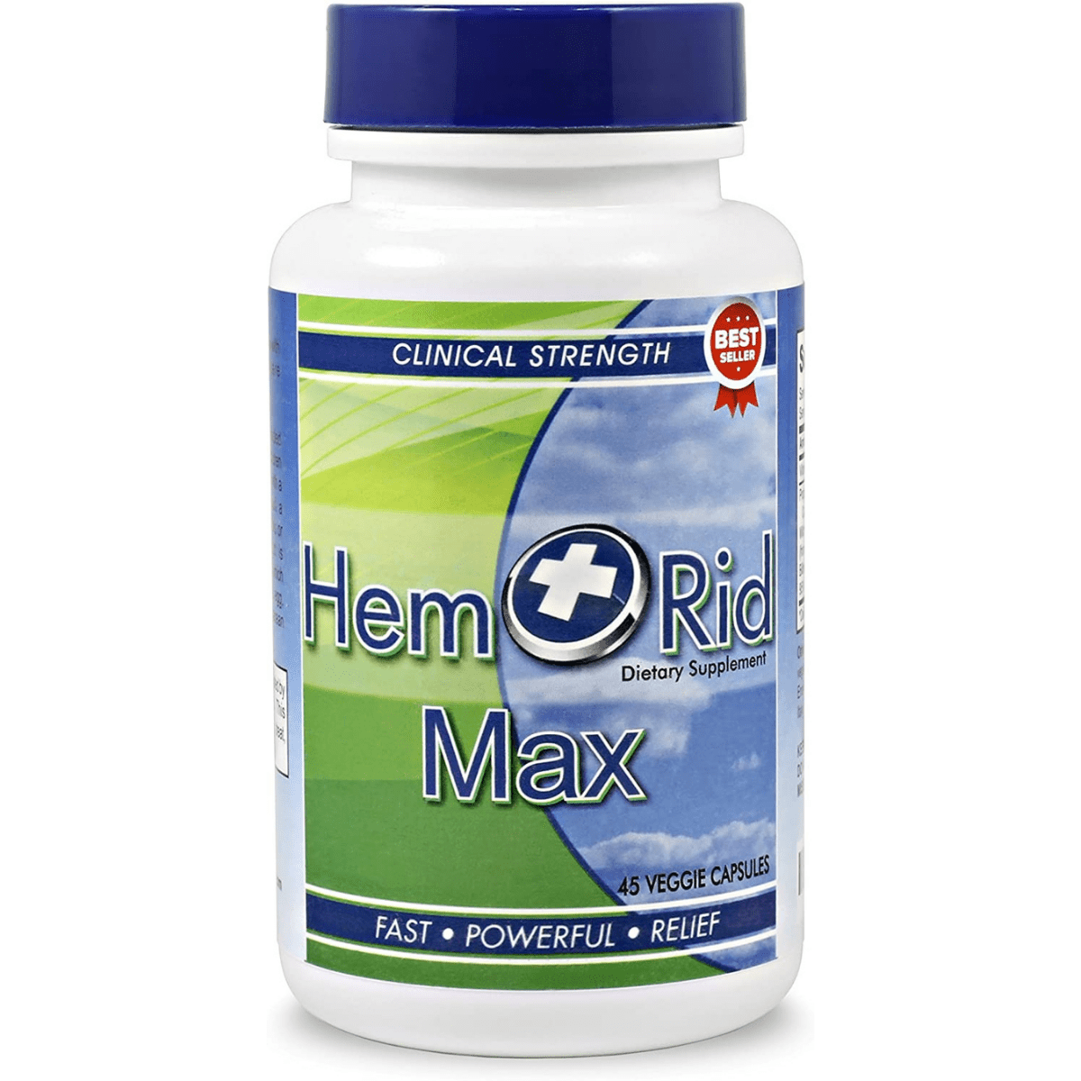 HemRid Max Hemorrhoid Relief - 45 Cápsulas Vegetales - Haz Tu Pedido