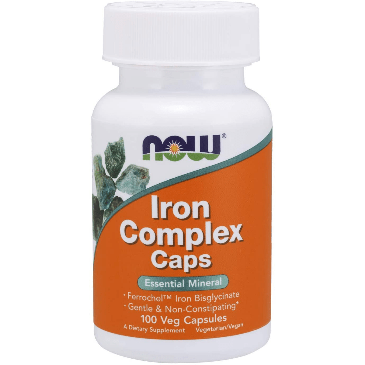 NOW Foods Iron Complex - 100 Cápsulas Veganas - Haz Tu Pedido