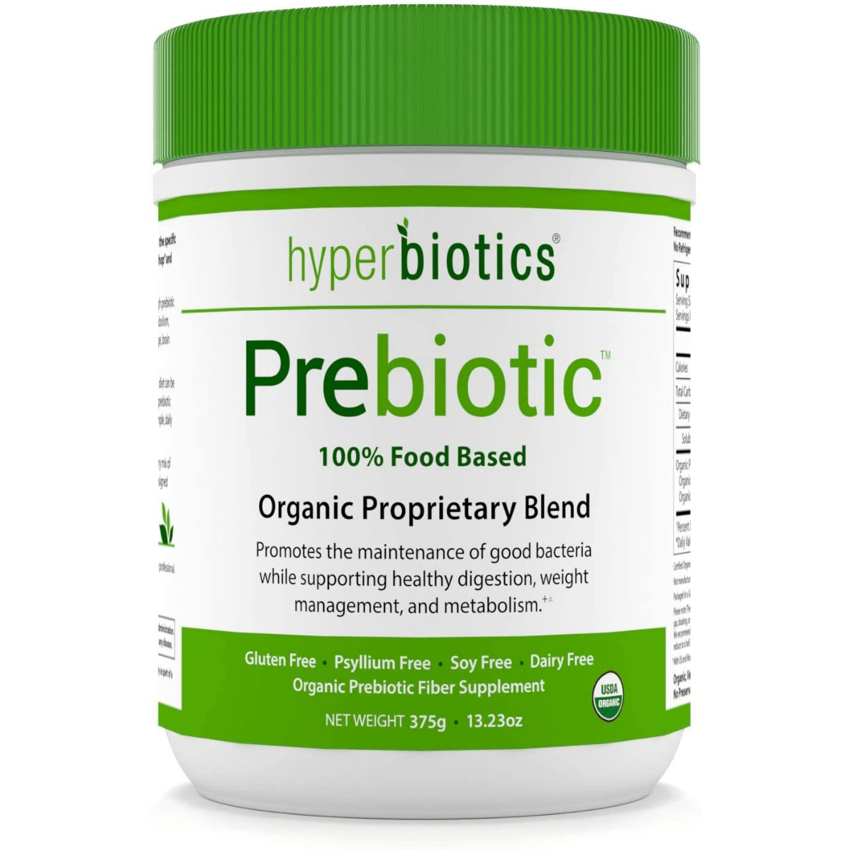 Hyperbiotics Organic Prebiotic Powder - 375 g - Haz Tu Pedido
