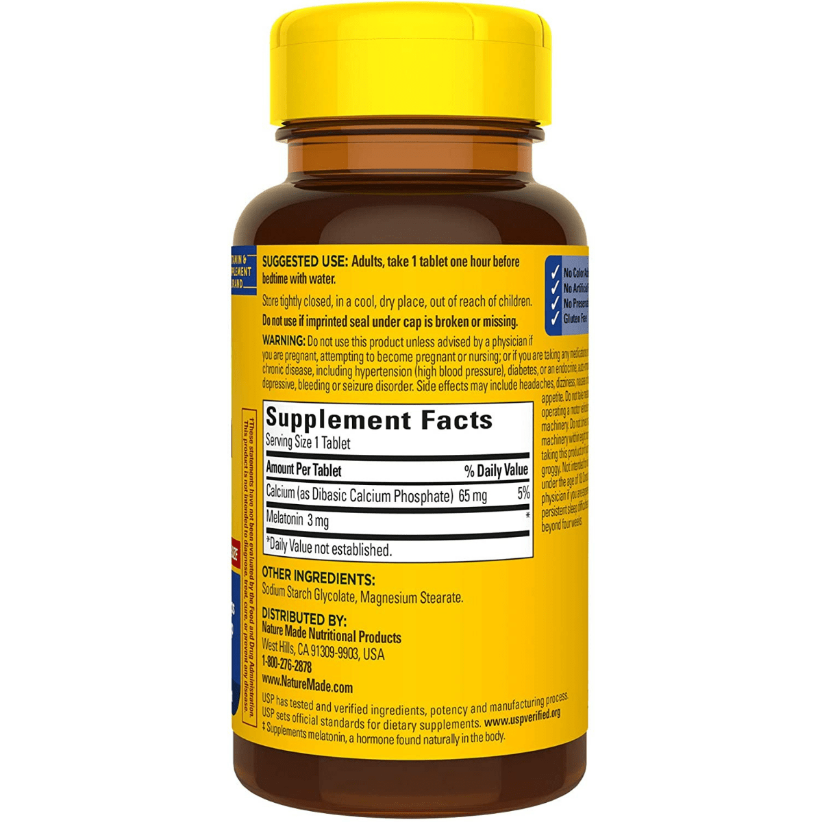 Nature Made Melatonin 3 mg - 240 Tabletas - Haz Tu Pedido
