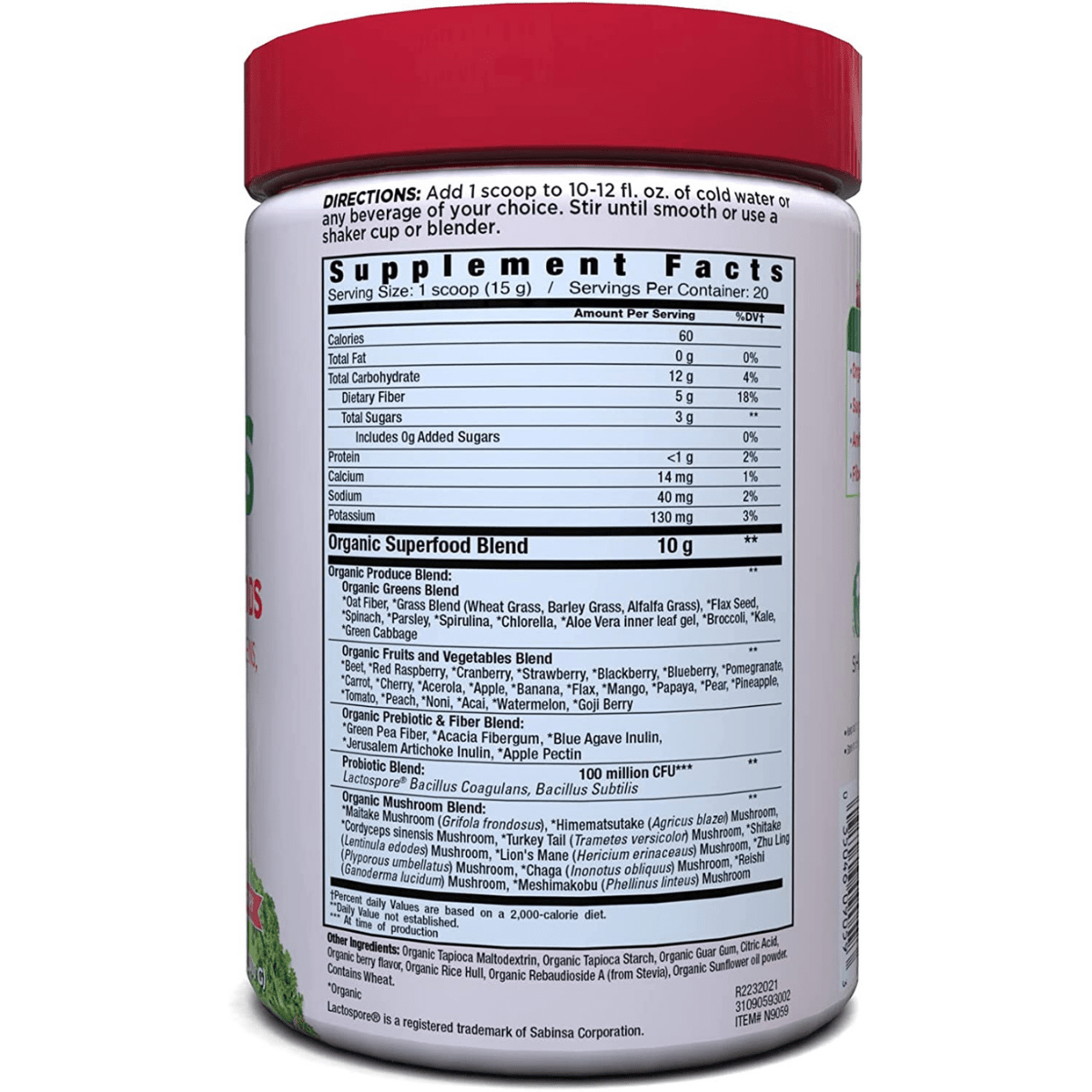 Country Farms Super Green Drink - Bayas - 300 g - Haz Tu Pedido