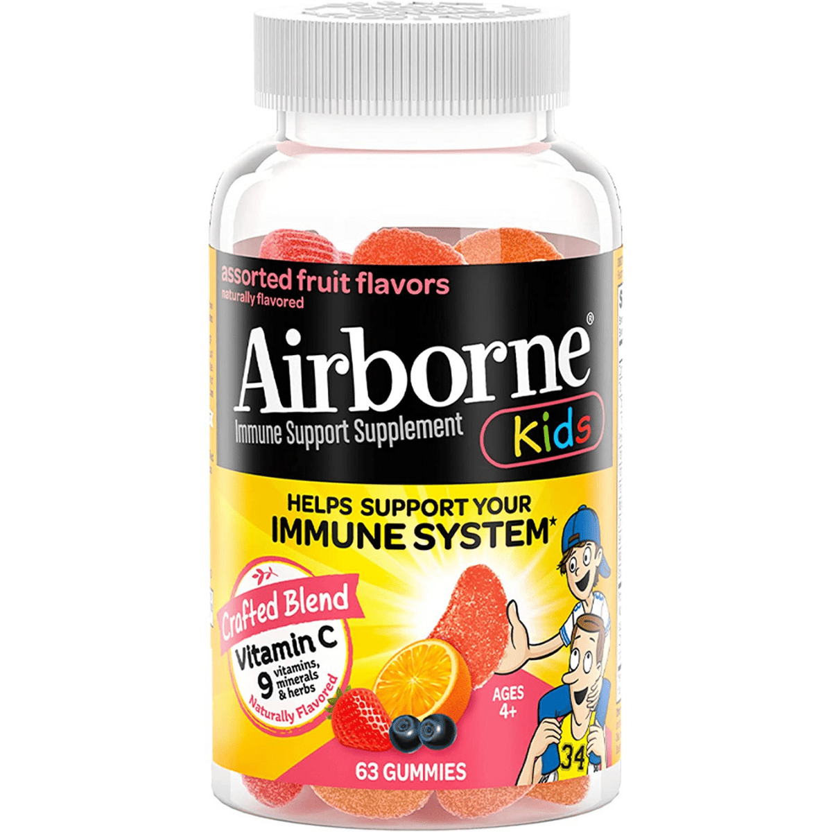 Airborne Vitamin C 500mg - 63 Gummies - Haz Tu Pedido