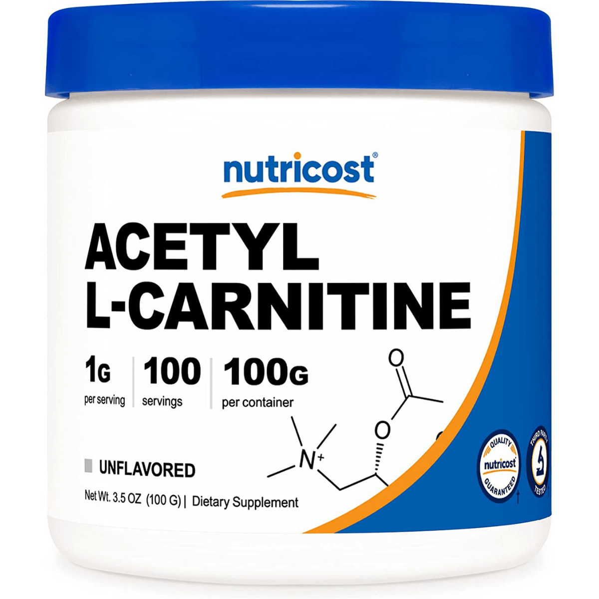 Nutricost Acetil L-Carnitina - 100 g - Haz Tu Pedido