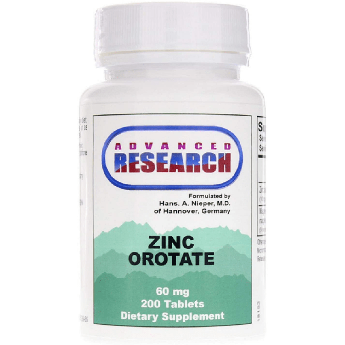 Advanced Research Orotato De Zinc & Magnesium - 200 Tabletas - Haz Tu Pedido