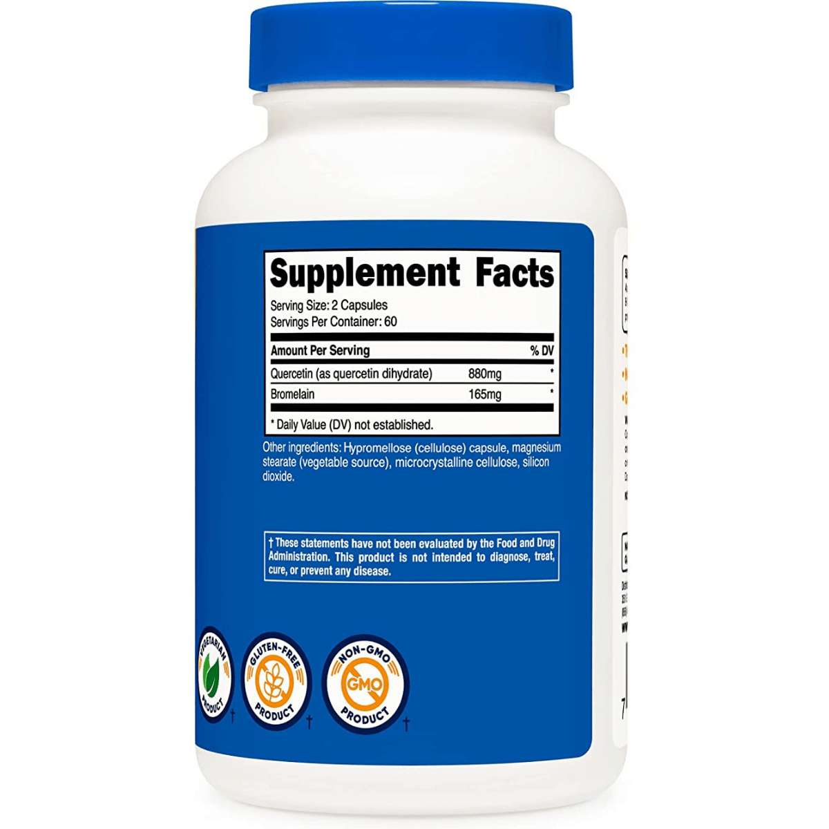 Quercetina Con Bromelina - 800 mg - Haz Tu Pedido