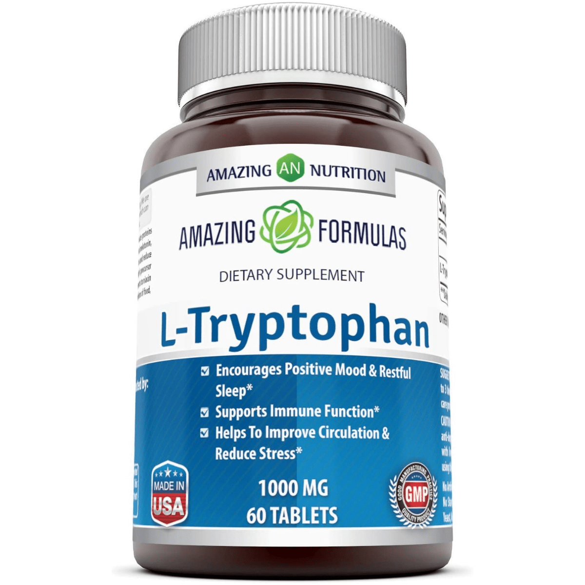 Amazing Nutrition L-Triptófano - 60 Tabletas - Haz Tu Pedido