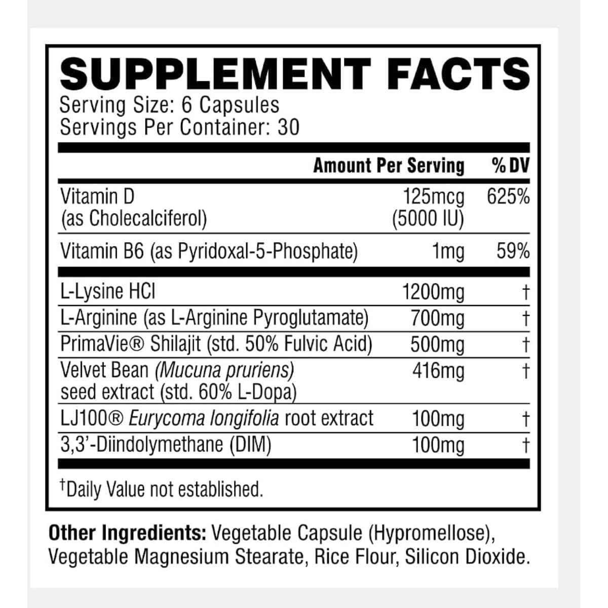 Cellucor P6 Ultimate GH para hombres - 180 cápsulas