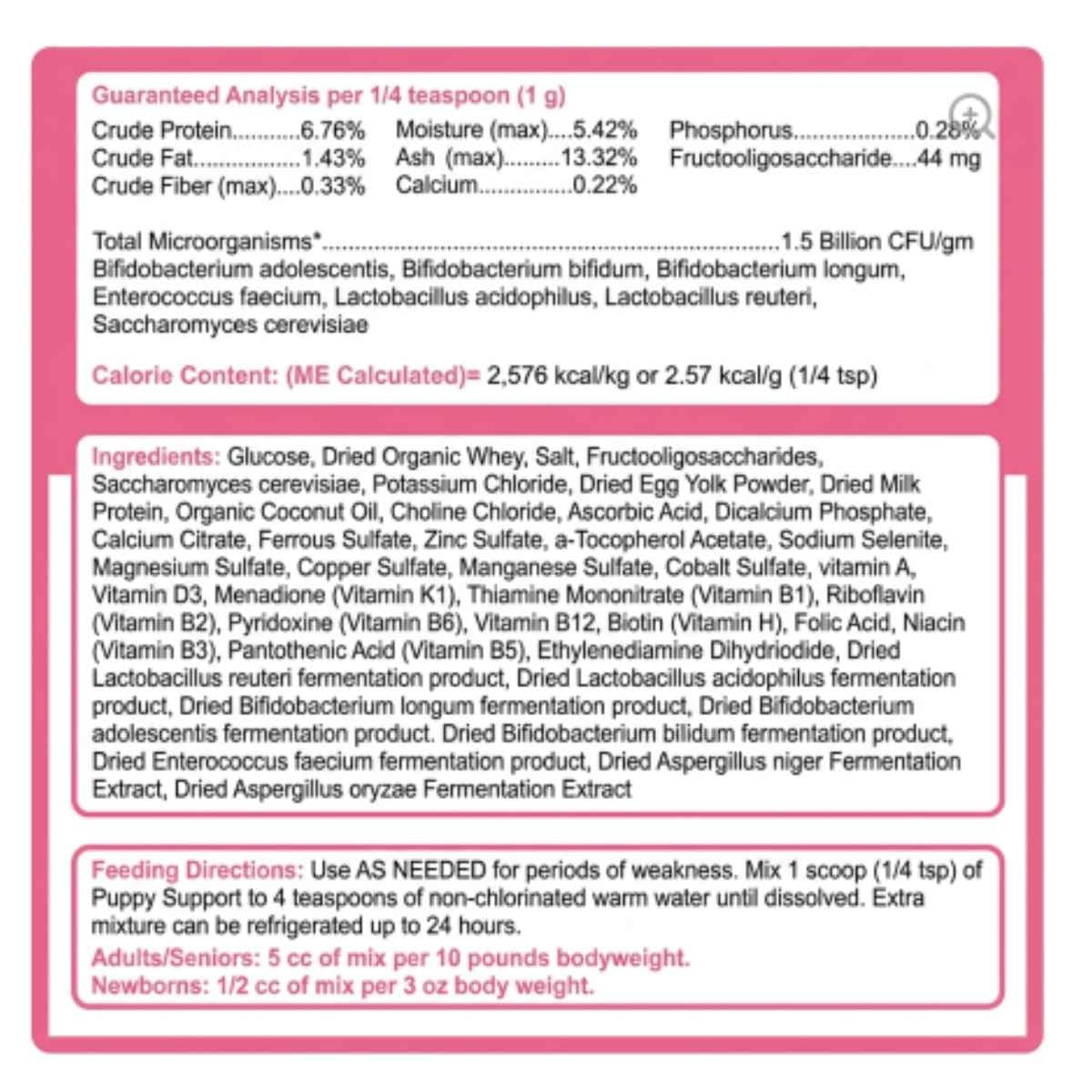 Dogzymes Probióticos para Cachorros Debiles - 85 g Polvo