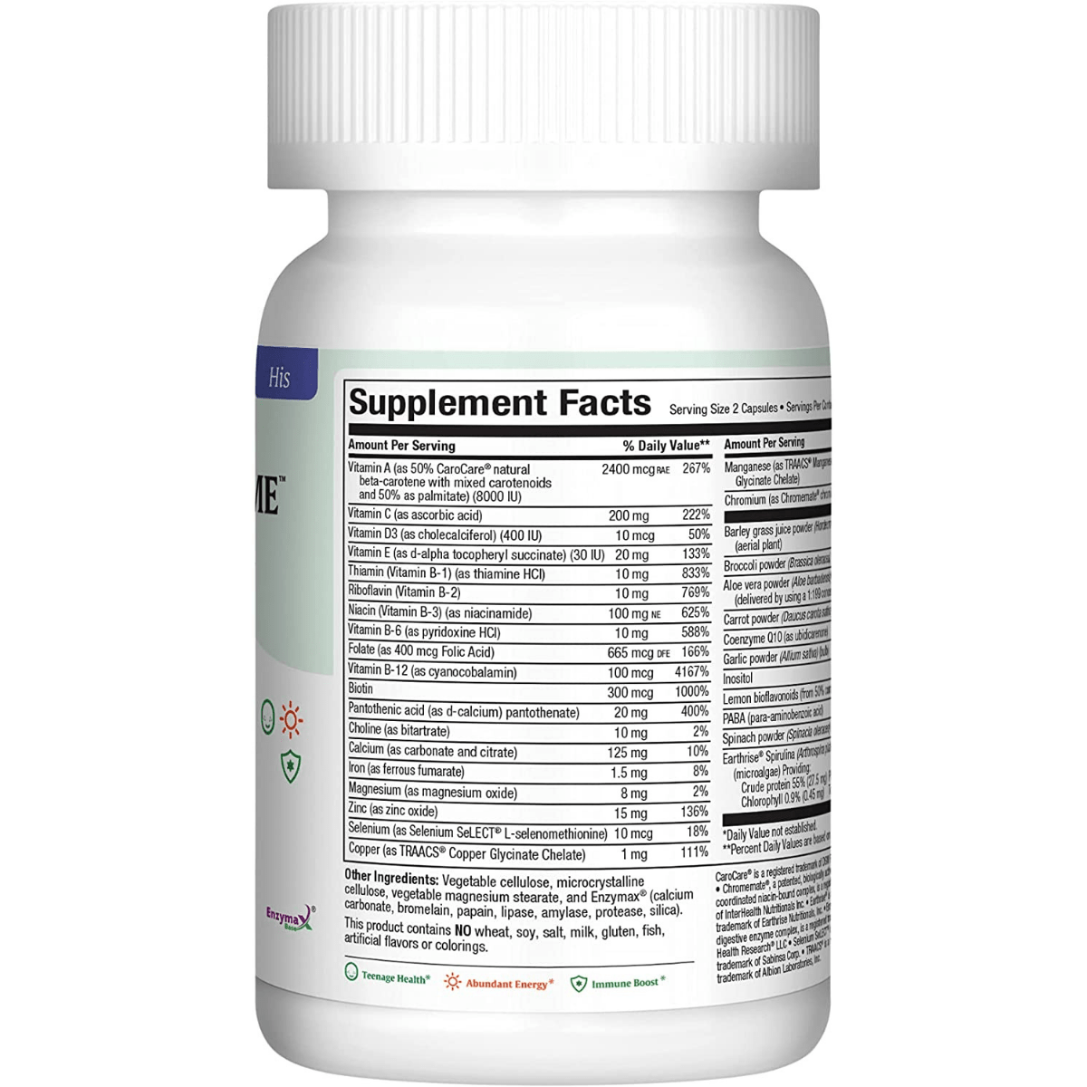 Maxi Health Multivitamin For Teens Boys - Haz Tu Pedido