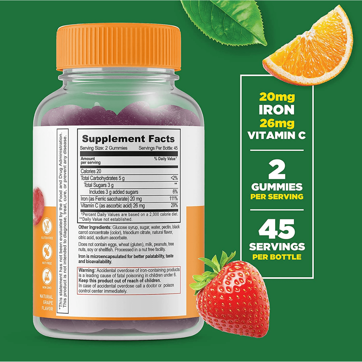 Lifeable Hierro Con Vitamina C - 90 Gomitas - Haz Tu Pedido
