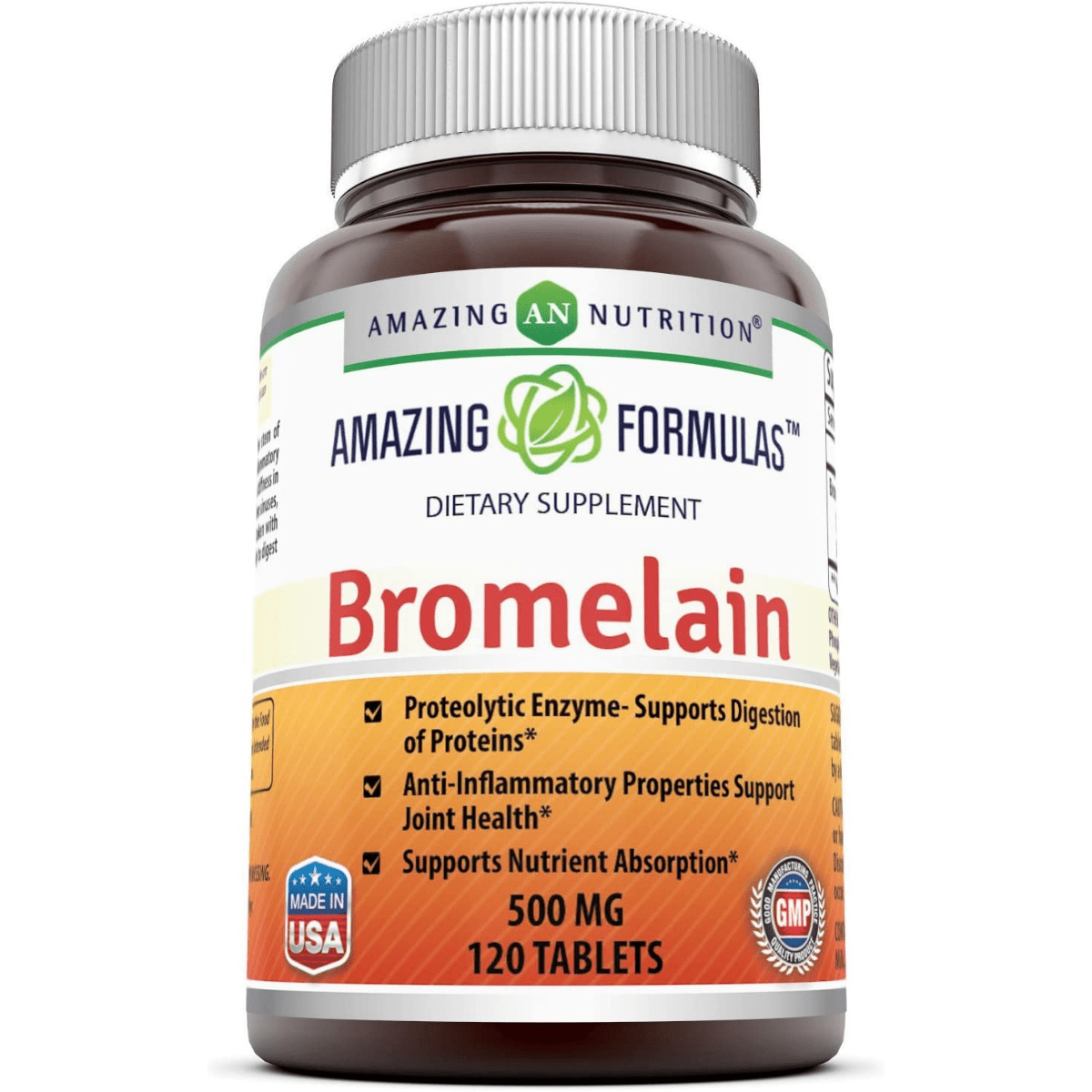 Amazing Nutrition Bromelain 500 mg - 120 Tabletas - Haz Tu Pedido