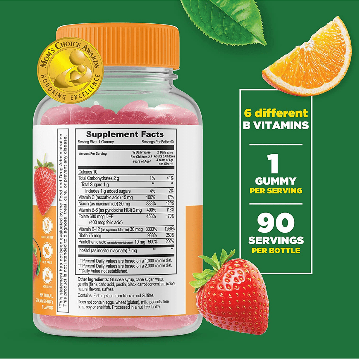 Lifeable Vitamin B Complex With Vitamin C For Children - 90 Gomitas - Haz Tu Pedido