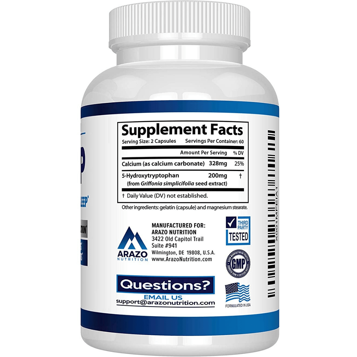 Arazo Nutrition 5-HTP - 120 Cápsulas - Haz Tu Pedido
