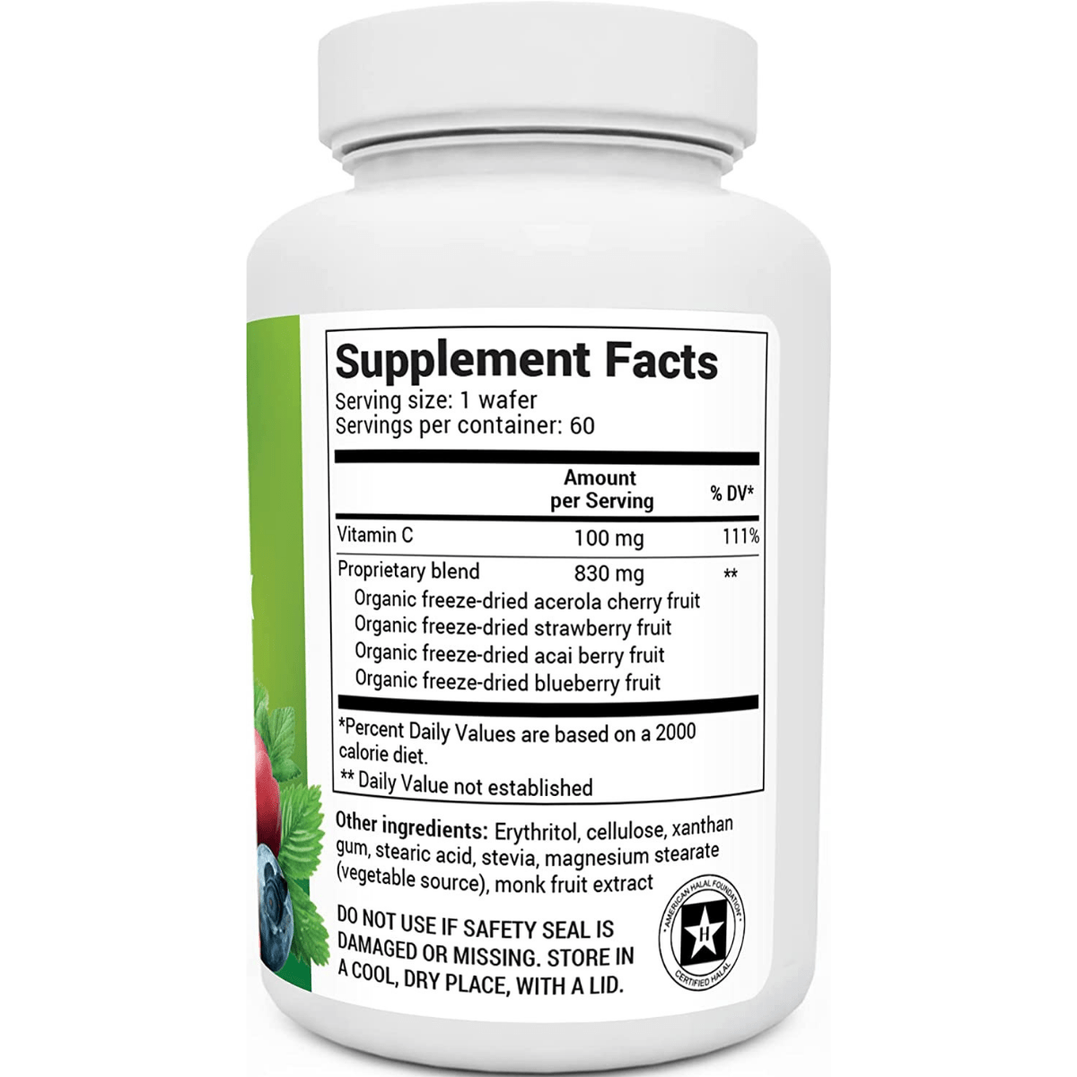Dr.Berg Vitamin C Complex - 60 Obleas Masticables - Haz Tu Pedido
