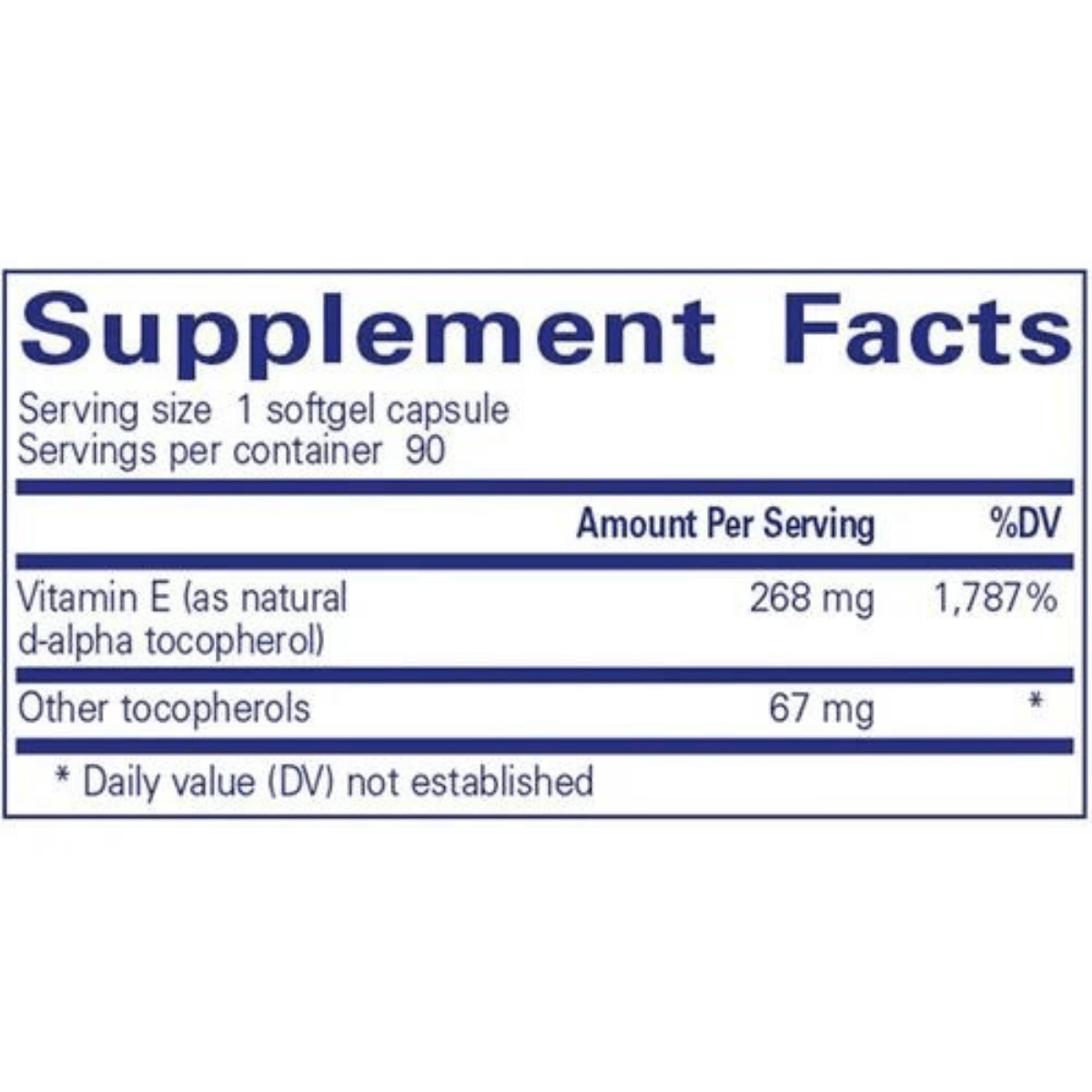 Pure Encapsulations Vitamin E (with Mixed Tocopherols) - Haz Tu Pedido