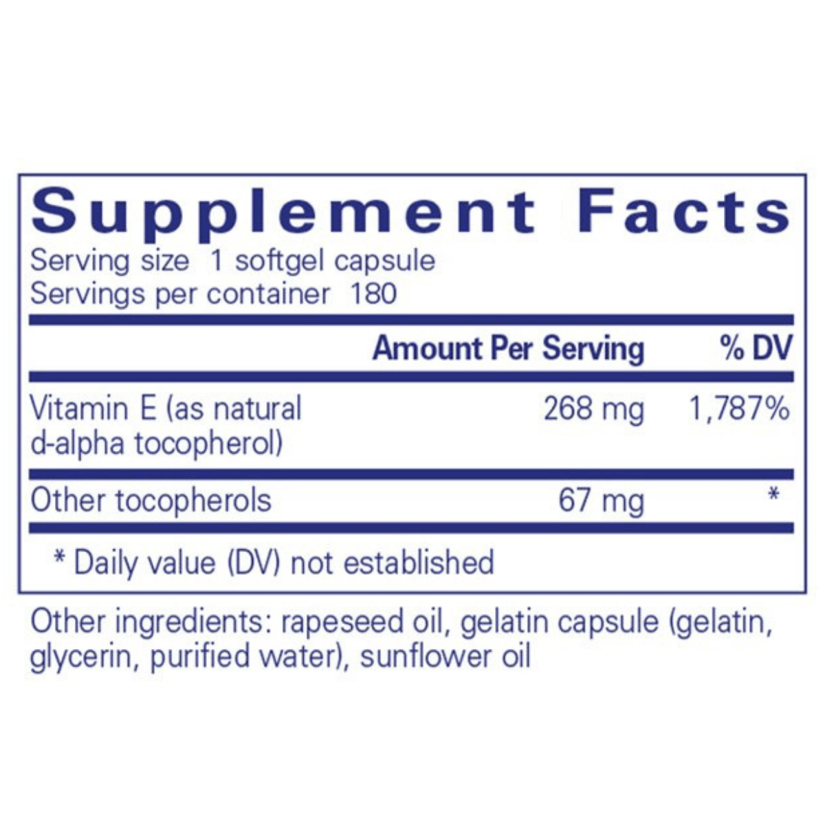 Pure Encapsulations Vitamin E (with Mixed Tocopherols) - Haz Tu Pedido