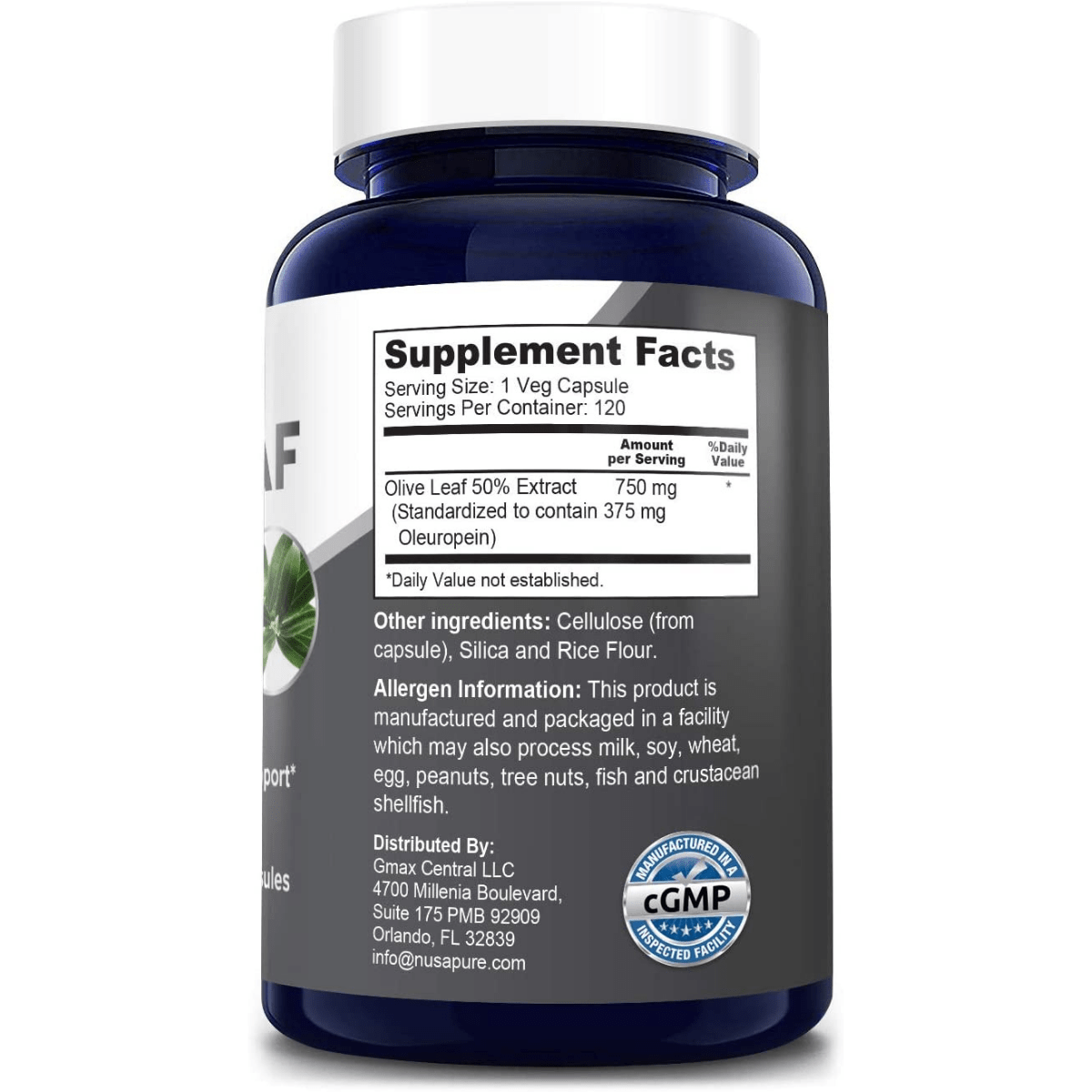 NusaPure Olive Leaf Extract - Haz Tu Pedido