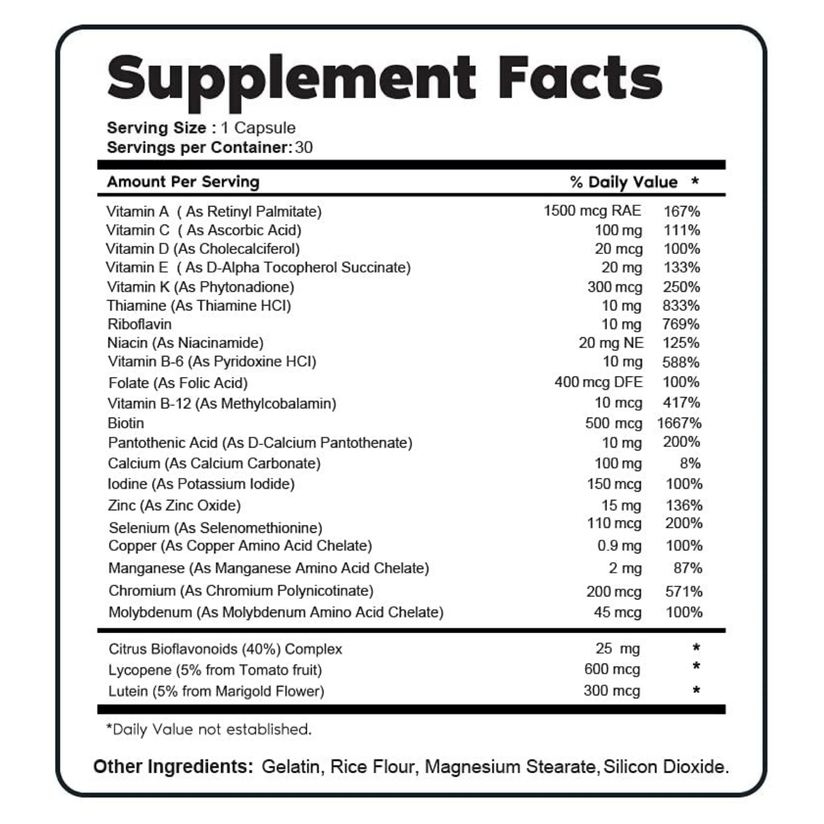 Primal Harvest Multivitamin - 30 Cápsulas - Haz Tu Pedido