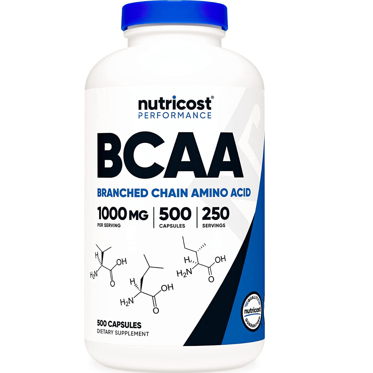 Nutricost BCAA - 500 Cápsulas - Haz Tu Pedido