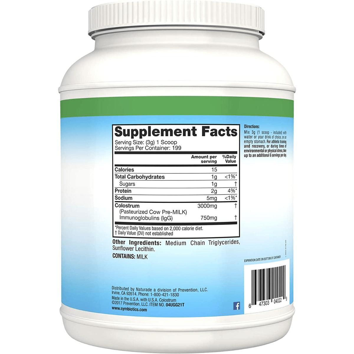 Symbiotics Colostrum Plus Powder - Haz Tu Pedido