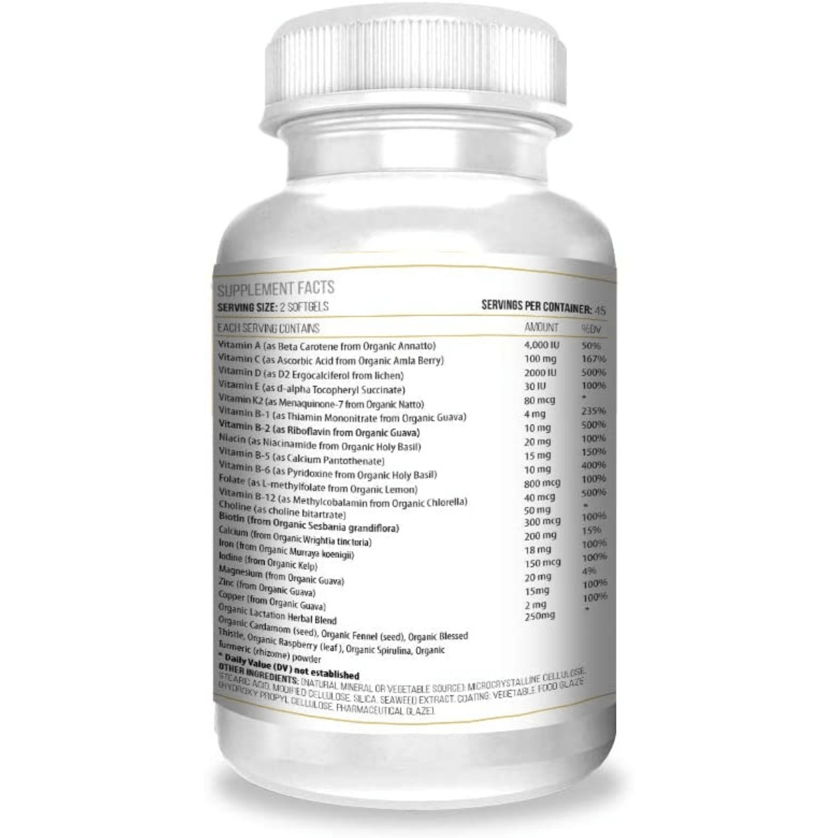 Actif Postnatal Vitamin - 90 Cápsulas Blandas - Haz Tu Pedido