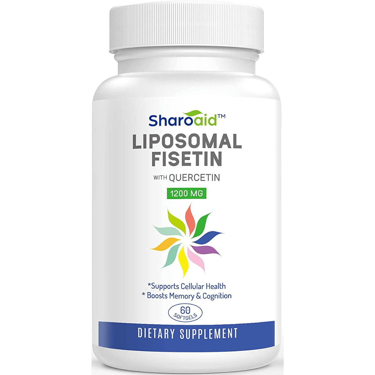 Sharoaid Liposomal Fisetin with Quercetin 1200 mg - 60 Cápsulas Blandas - Haz Tu Pedido