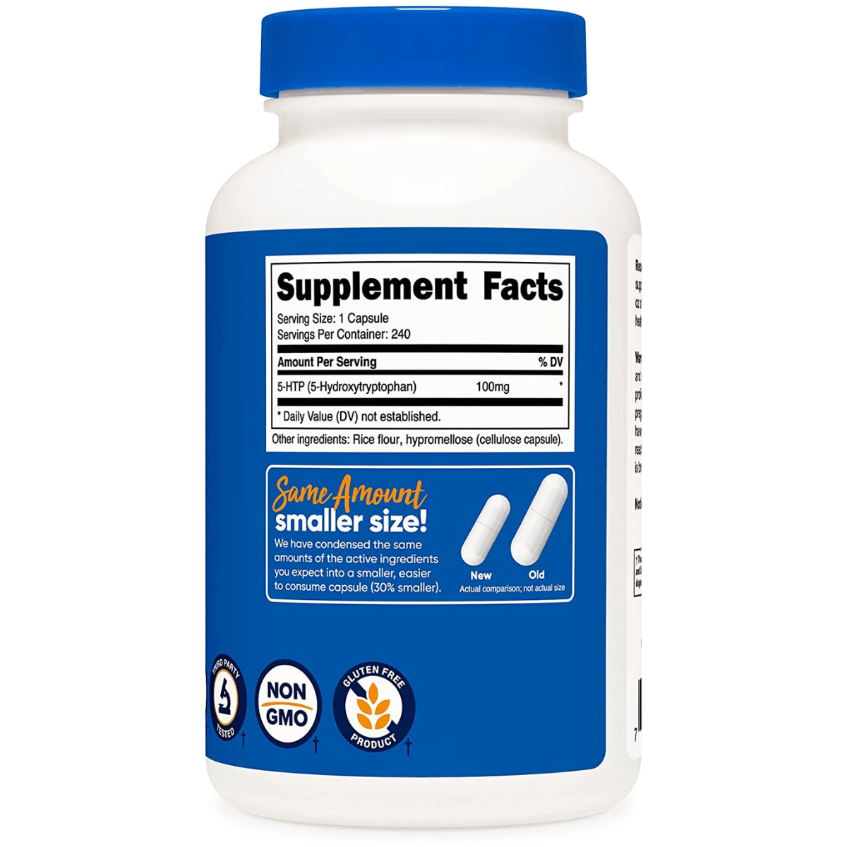 Nutricost 5-HTP 100 mg - 240 Cápsulas - Haz Tu Pedido