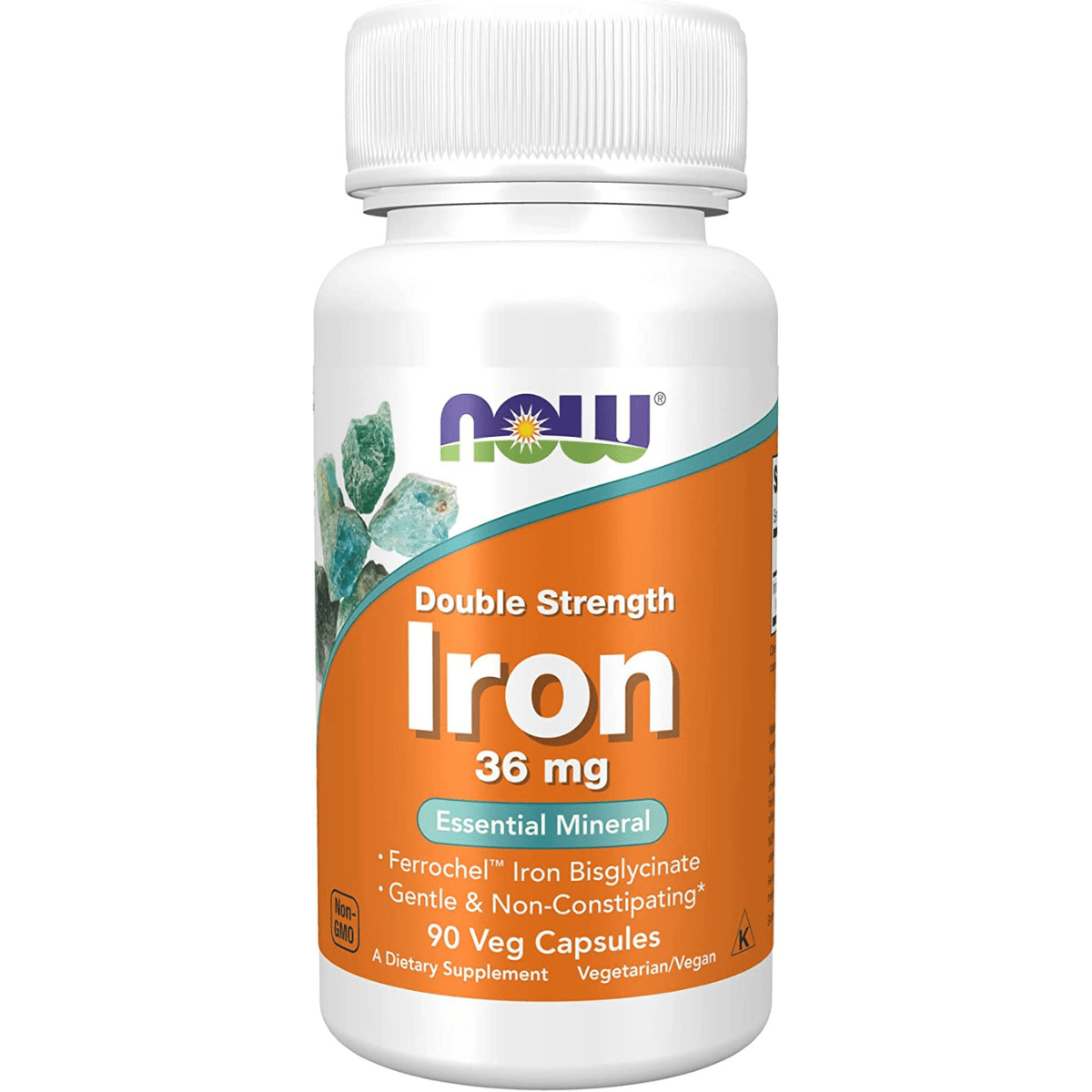 NOW Foods Iron 36 mg - 90 Cápsulas Veganas - Haz Tu Pedido