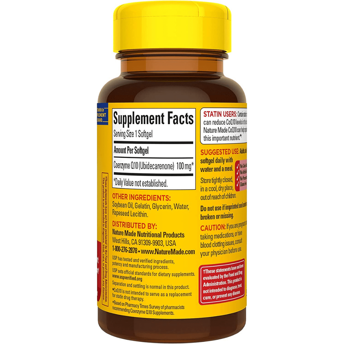 Nature Made CoQ10 - 100 mg - Haz Tu Pedido