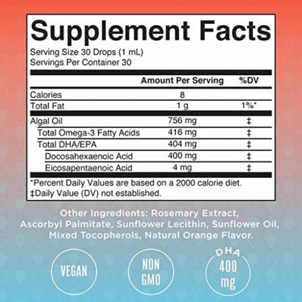 MaryRuth Organics Omega 3 Liquid Vegan - Naranja - 30 ml - Haz Tu Pedido