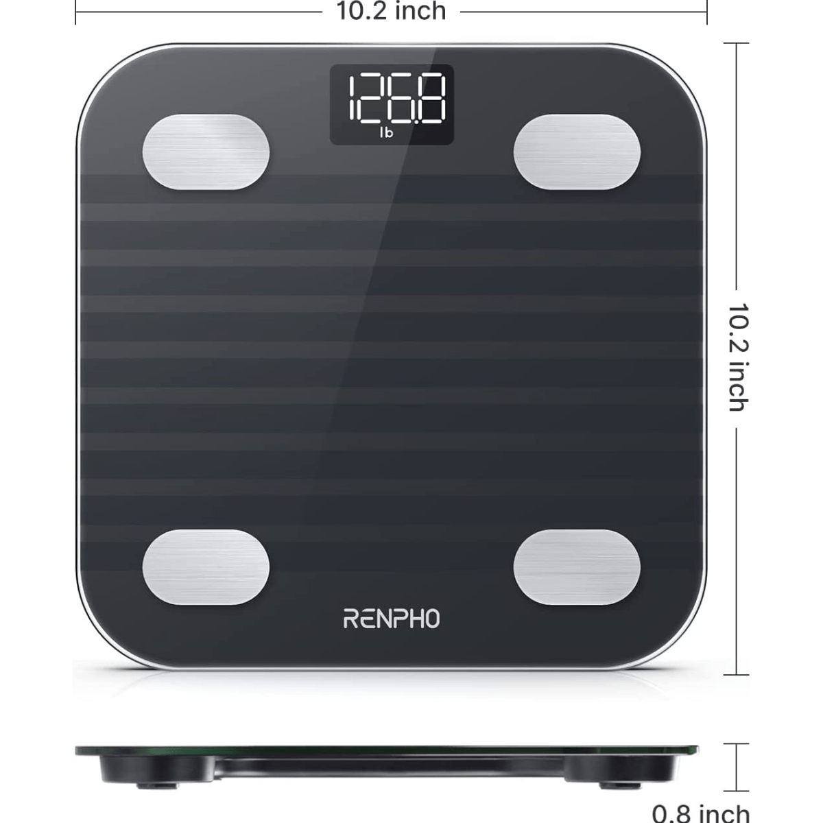 Renpho Báscula Inteligente Recargable Por USB Para Grasa Corporal IMC - Haz Tu Pedido