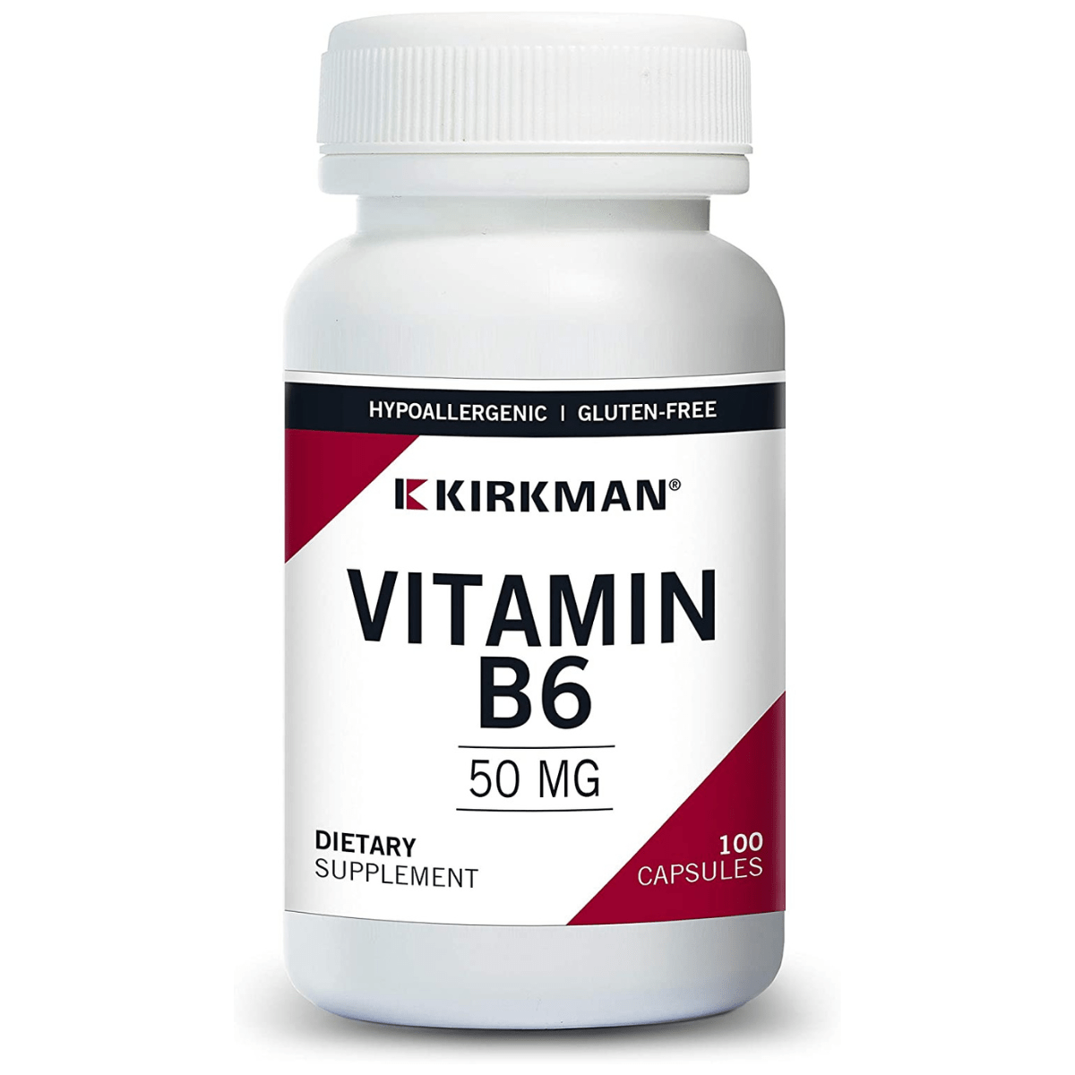 Kirkman Vitamin B-6 - 50 mg - 100 Cápsulas - Haz Tu Pedido