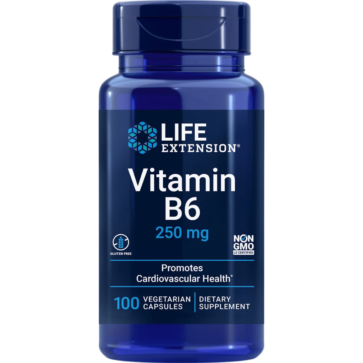 Life Extension Vitamin B6 - 250 mg - 100 Cápsulas Vegetarianas - Haz Tu Pedido