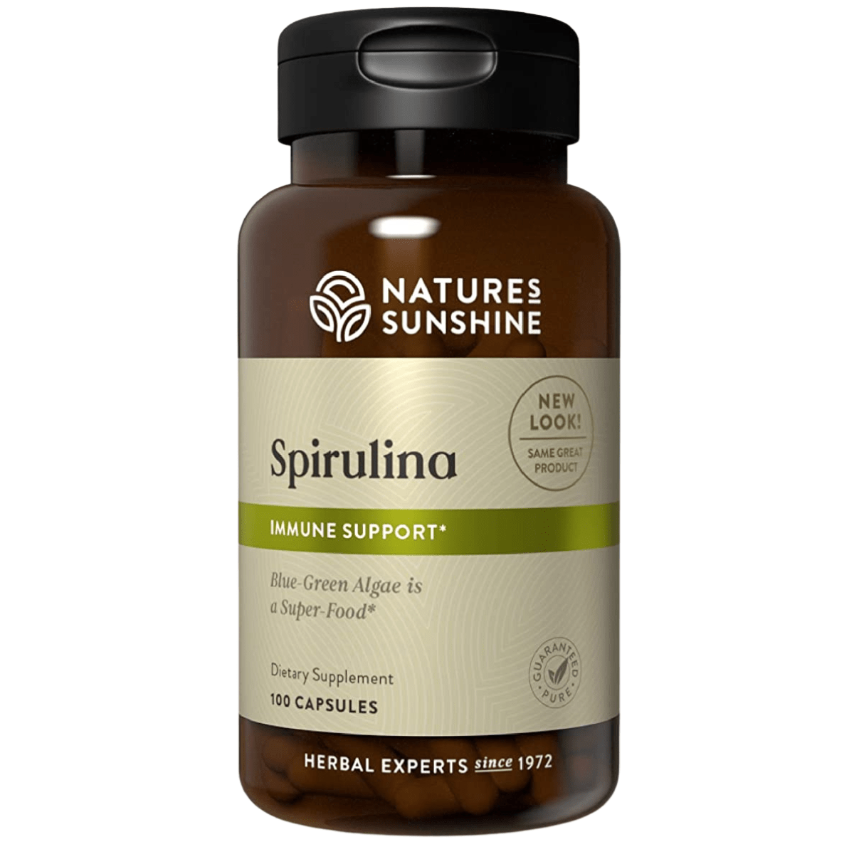 Nature's Sunshine Spiruline - 100 Cápsulas - Haz Tu Pedido