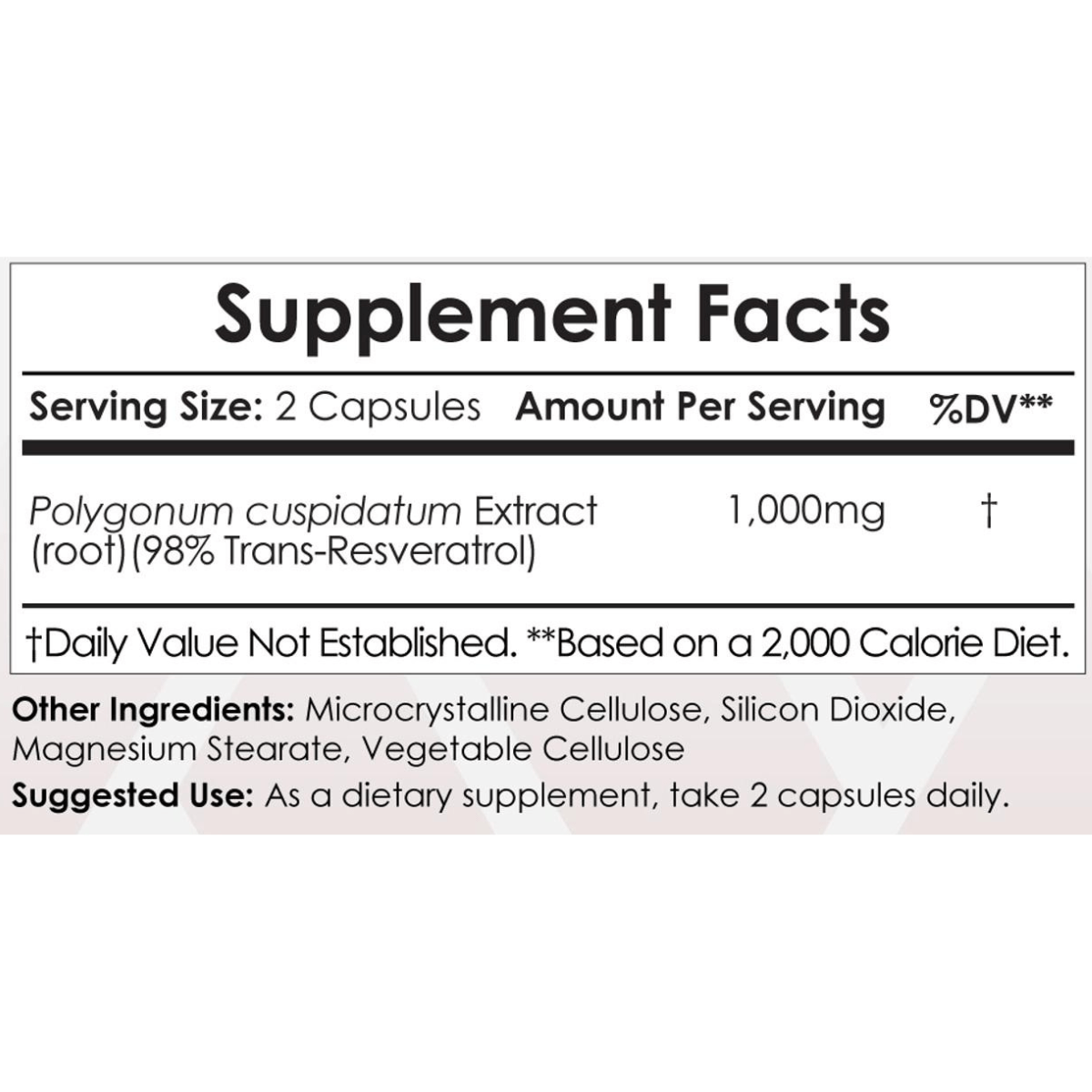 Resveratrol - 500 mg - Haz Tu Pedido