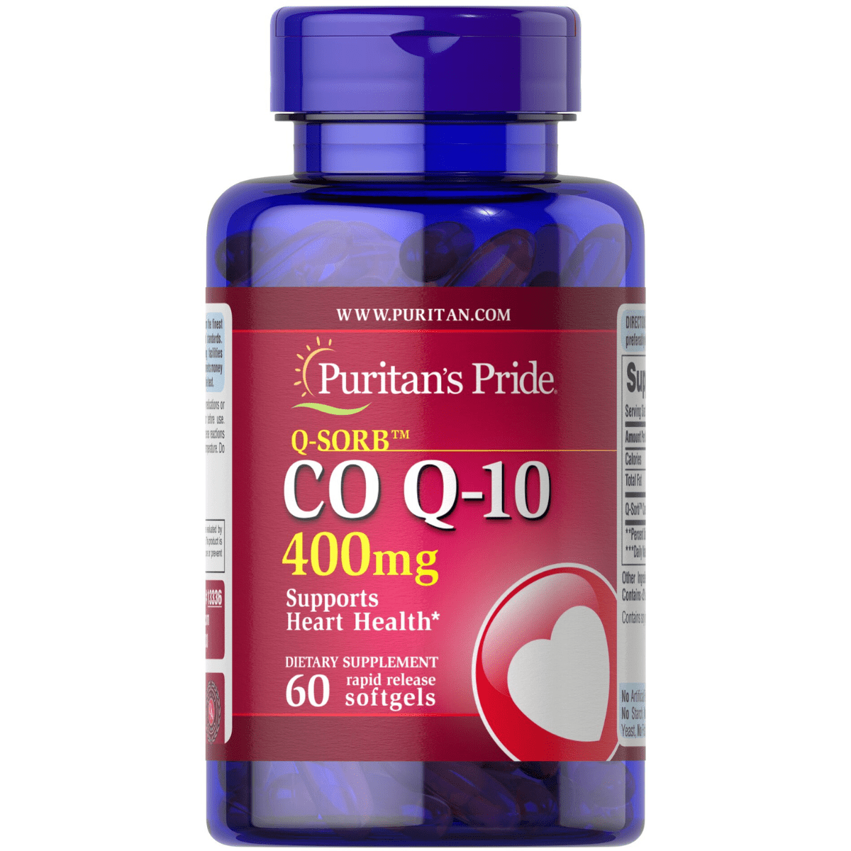 Puritans Pride Q-SORB - CO Q-10 - 400 mg - Haz Tu Pedido