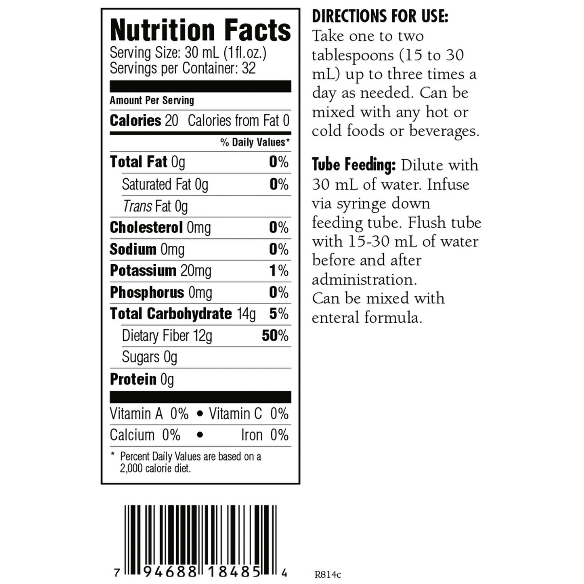 Medtrition Inc HyFiber with FOS - 909 ml - Haz Tu Pedido