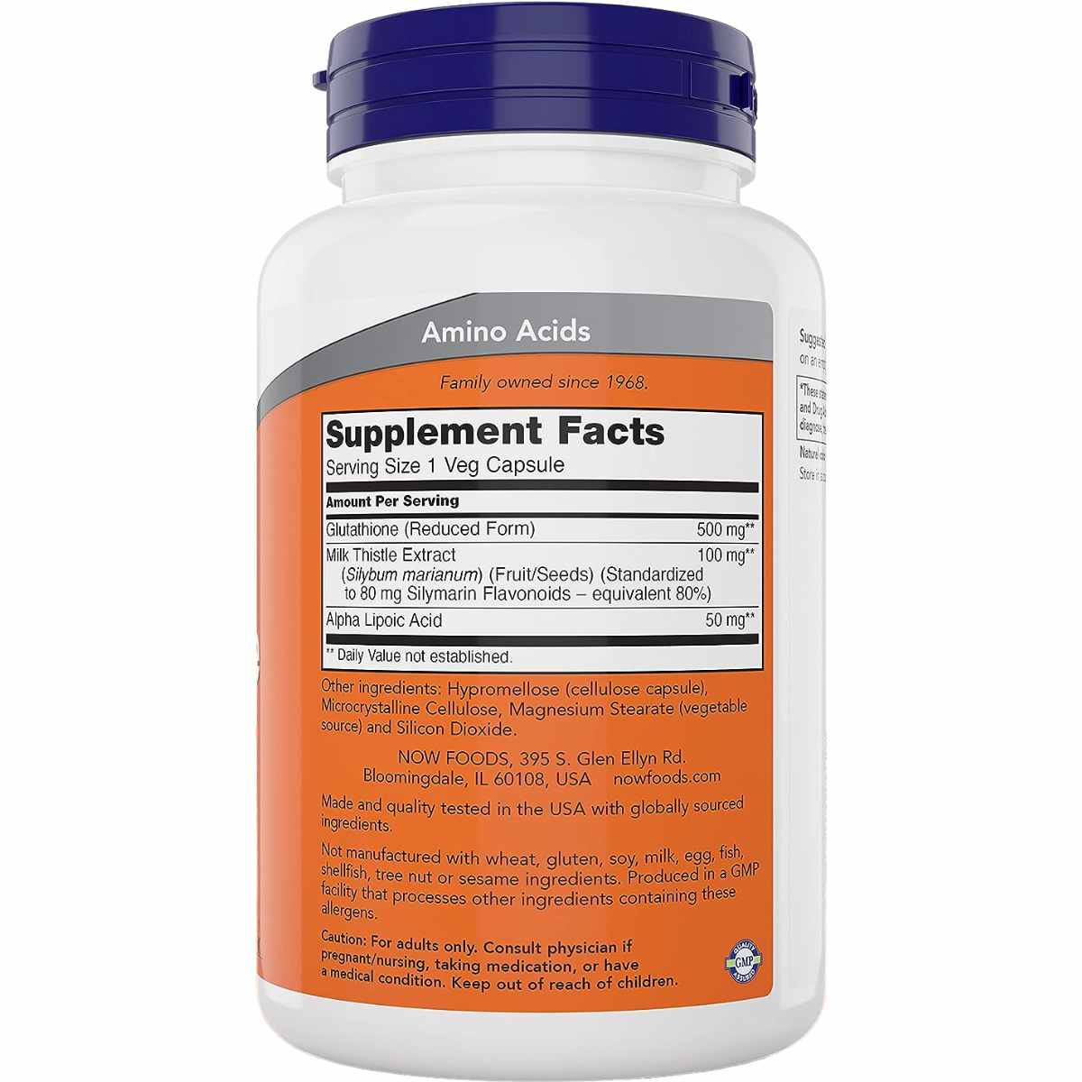 Glutatión - 500 mg - 100 Cápsulas Veganas - Haz Tu Pedido