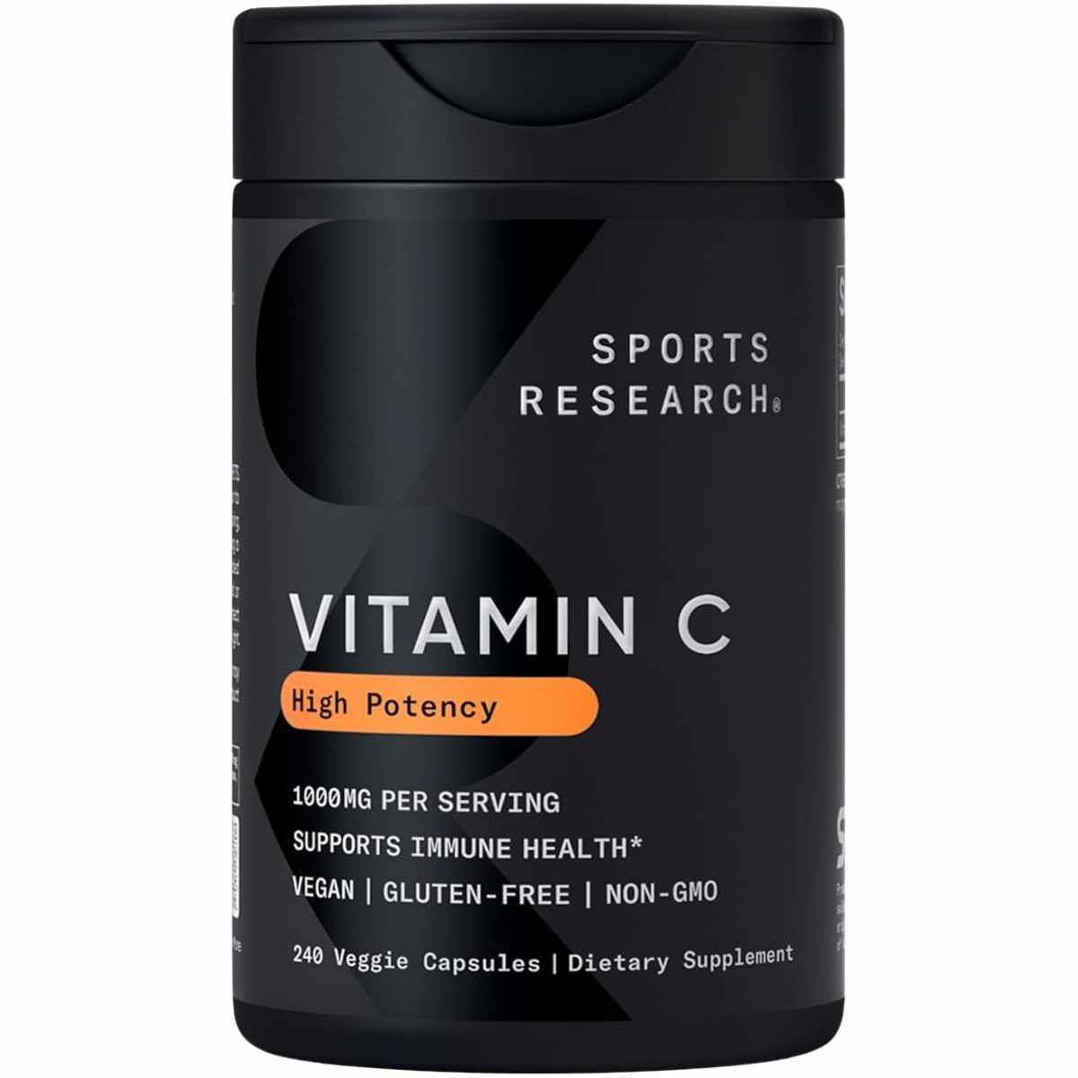 Sports Research Vitamina C 1000 mg - 240 Cápsulas Vegetales